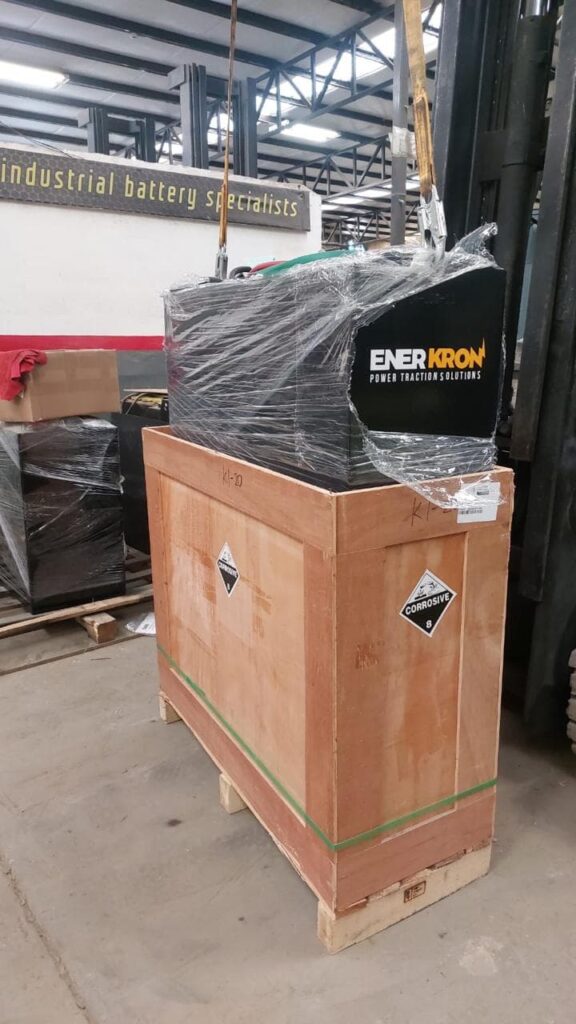 bateria para montacargas nueva